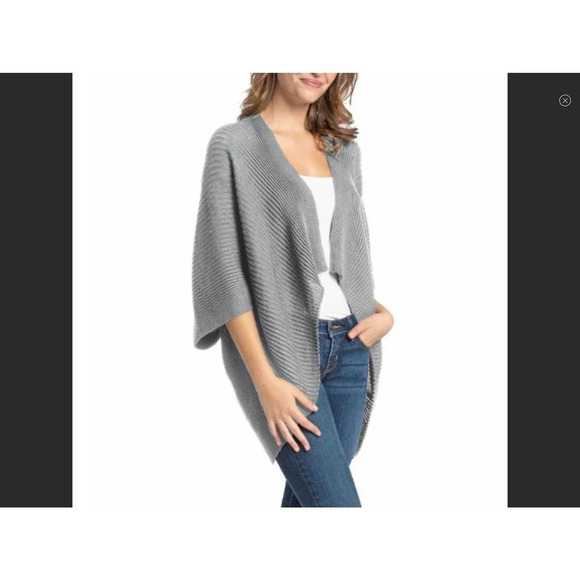 Save the Ocean NWT Ribbed Knit Cape/Poncho for Women One Size - Picture 10 of 10